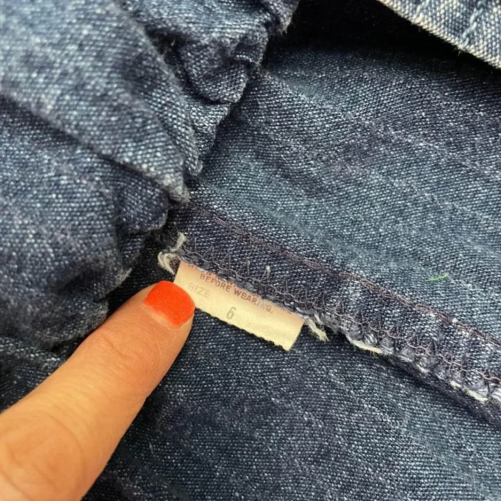 vintage‎ OshKosh B’Gosh denim jumper size 6